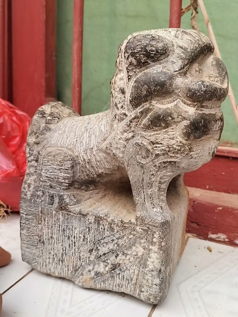 古玩雜項石獅子真品鑒賞圖