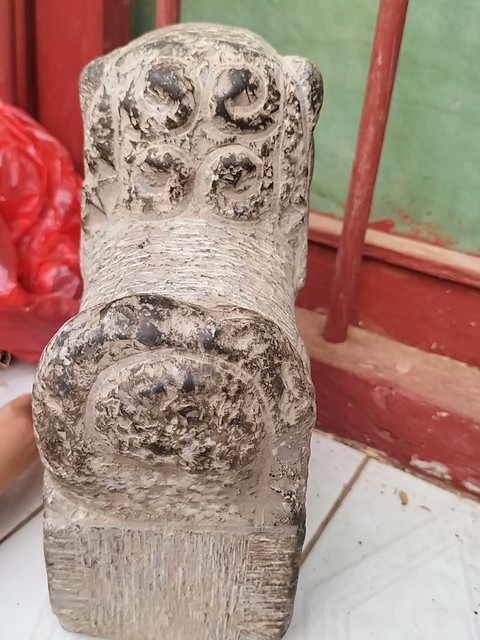 古玩雜項石獅子真品鑒賞圖