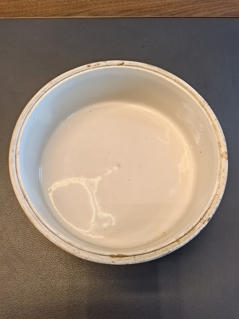 古玩陶瓷民國白釉一品鍋真品鑒賞圖