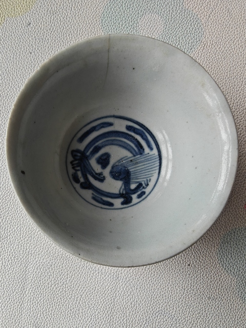 古玩陶瓷青花龍紋碗真品鑒賞圖