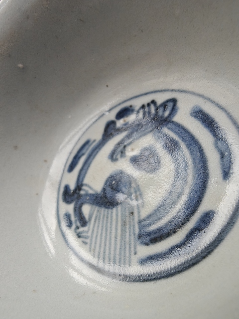 古玩陶瓷青花龍紋碗真品鑒賞圖