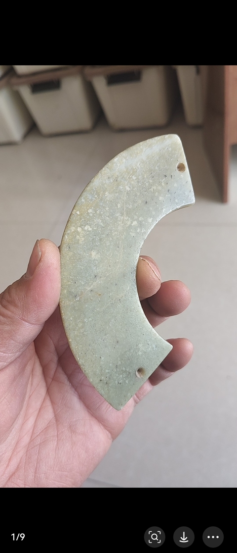 古玩玉器仿古玉璜真品鑒賞圖