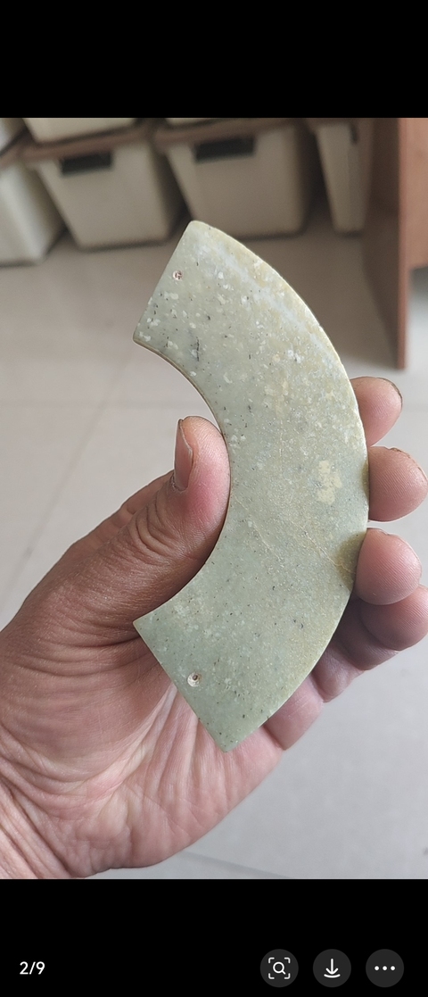古玩玉器仿古玉璜真品鑒賞圖