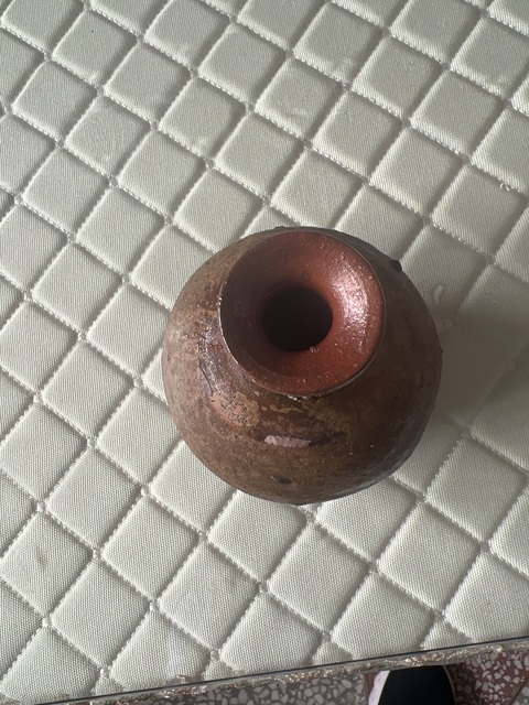 古玩陶瓷褐釉玉壺春瓶真品鑒賞圖