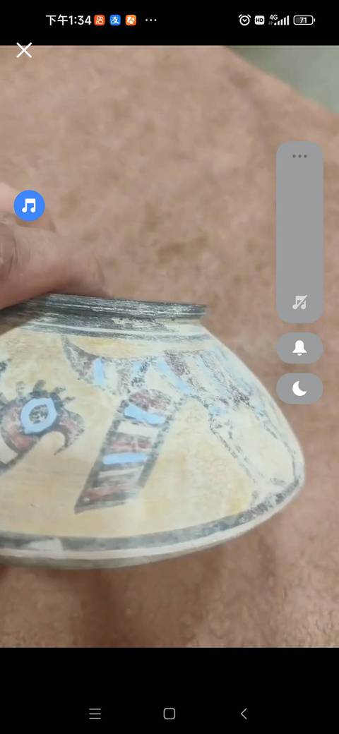 古玩陶瓷彩繪陶罐真品鑒賞圖