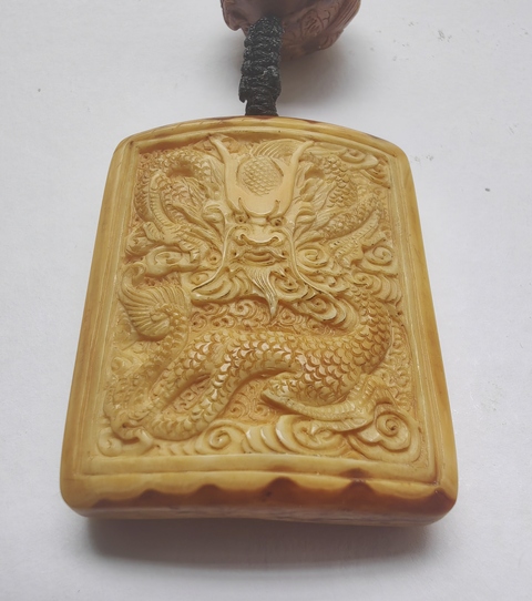 古玩雜項猛犸象牙真品鑒賞圖