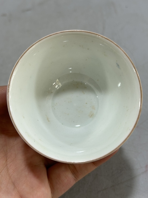 古玩陶瓷斗彩龍紋杯真品鑒賞圖