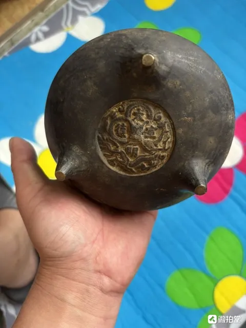 古玩銅器爐子真品鑒賞圖
