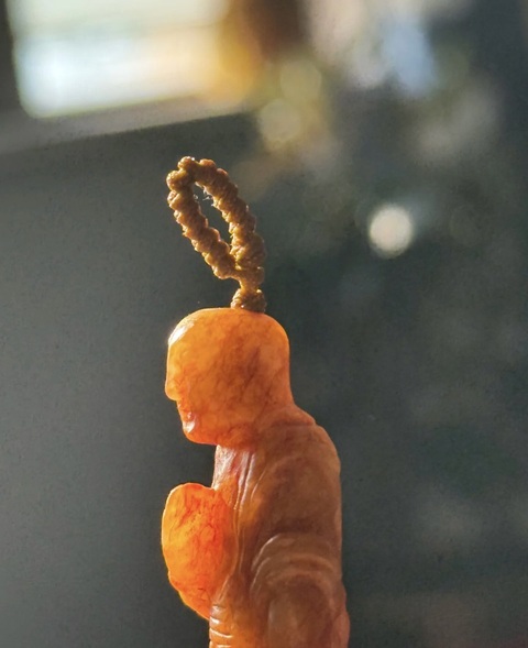 古玩玉器玉雕佛墜真品鑒賞圖