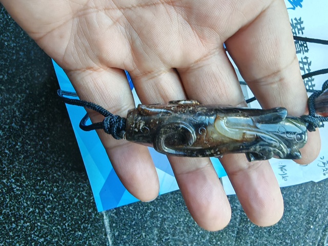 古玩玉器仿古做舊玉勒子真品鑒賞圖