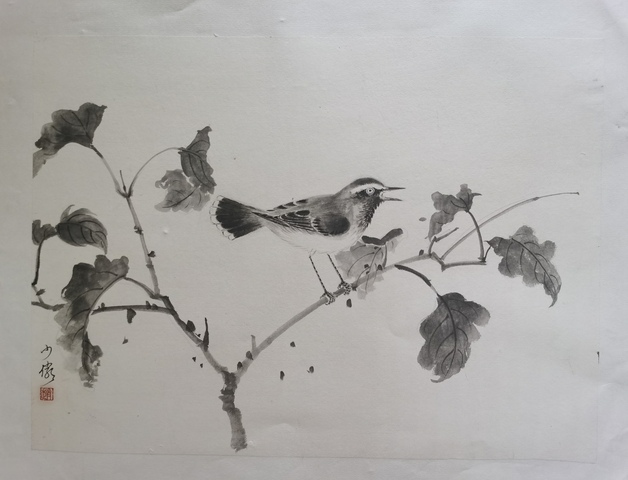 古玩字畫中國國家畫院研究員中美協會員趙少儼花鳥拍賣,當前價格4000元