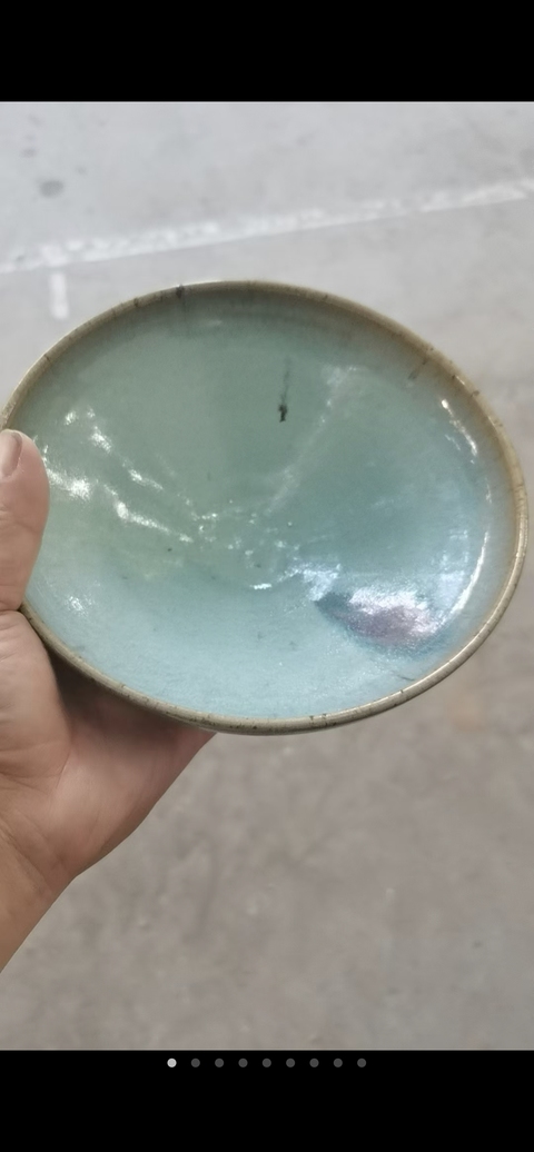 古玩陶瓷鈞瓷碗真品鑒賞圖