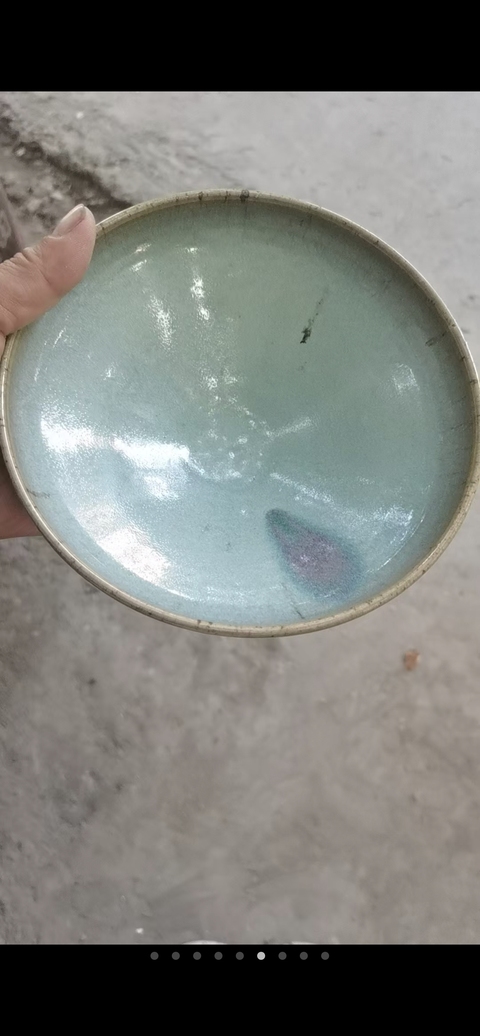 古玩陶瓷鈞瓷碗真品鑒賞圖