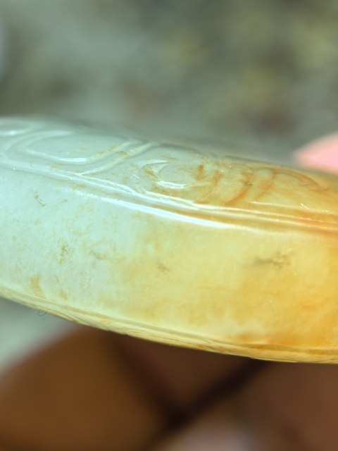 古玩玉器提油仿古“玉璧”真品鑒賞圖