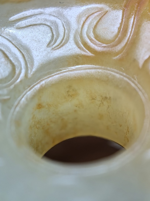 古玩玉器提油仿古“玉璧”真品鑒賞圖