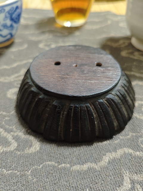 古玩雜項(xiàng)蓮花佛座真品鑒賞圖