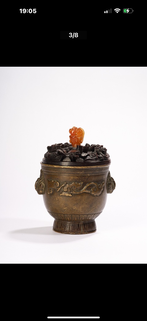 古玩銅器銅爐真品鑒賞圖