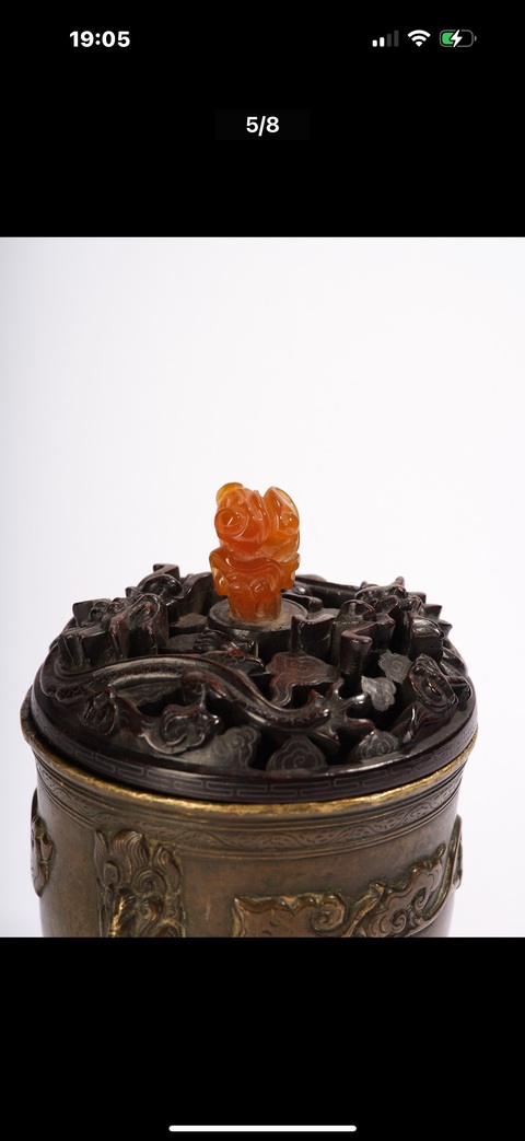古玩銅器銅爐真品鑒賞圖