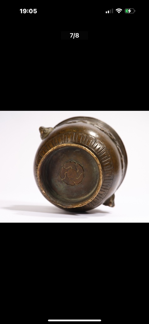 古玩銅器銅爐真品鑒賞圖