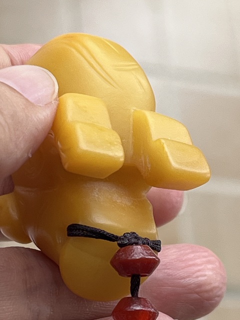 古玩玉器和田玉獸真品鑒賞圖