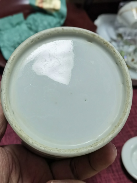 古玩陶瓷清末民國提梁壺真品鑒賞圖
