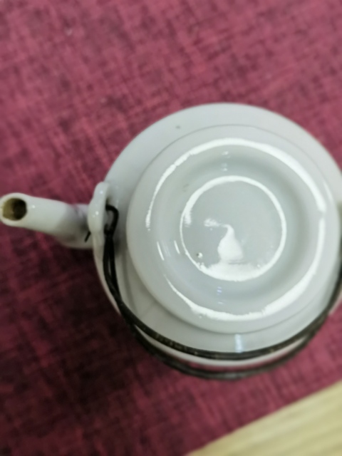 古玩陶瓷清末民國提梁壺真品鑒賞圖