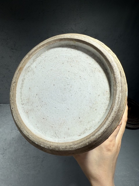 古玩陶瓷粉彩百字鬧春圖花觚真品鑒賞圖
