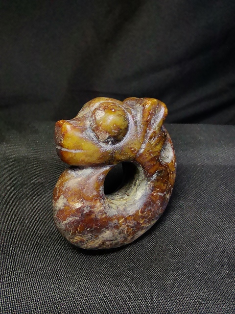 古玩玉器做舊仿古“玉豬龍”真品鑒賞圖
