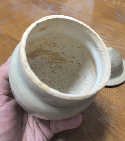 古玩陶瓷青白釉塔式罐真品鑒賞圖