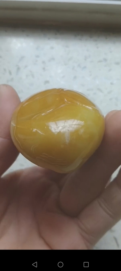 古玩玉器黃龍玉一鳴驚人真品鑒賞圖