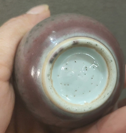 古玩陶瓷豇豆紅瓶真品鑒賞圖