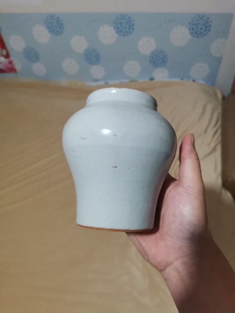古玩陶瓷白釉罐真品鑒賞圖
