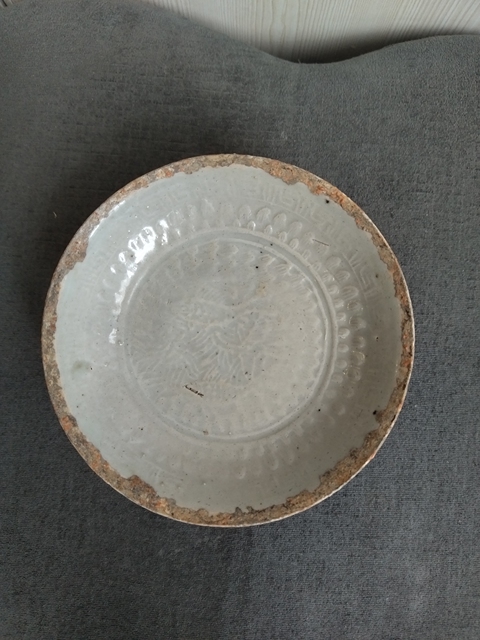 古玩陶瓷青白釉雙魚洗真品鑒賞圖