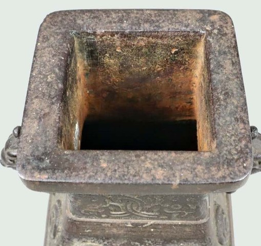 古玩銅器銅瓶真品鑒賞圖
