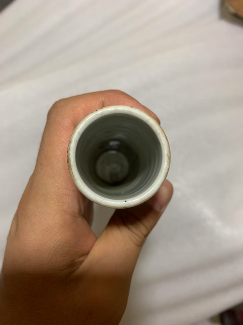 古玩陶瓷粉彩人物香筒真品鑒賞圖