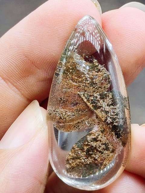 古玩雜項水晶吊墜真品鑒賞圖
