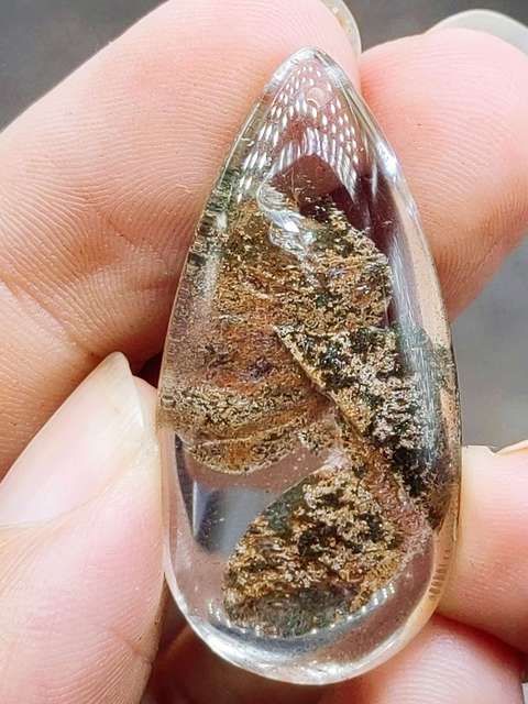 古玩雜項水晶吊墜真品鑒賞圖