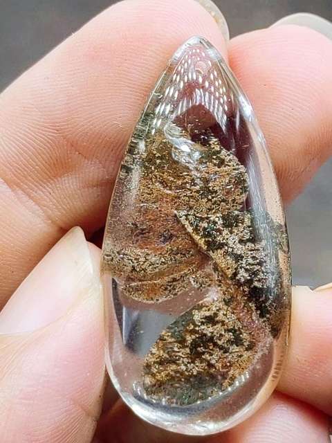 古玩雜項水晶吊墜真品鑒賞圖