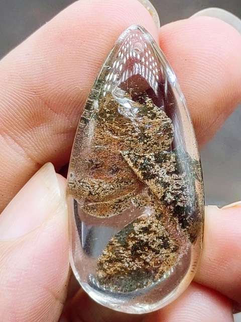 古玩雜項水晶吊墜真品鑒賞圖