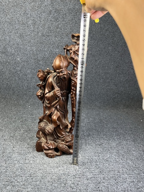 古玩雜項龍眼木雕塑像拍賣,當前價格1588元