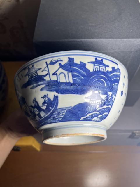 古玩陶瓷青花碗真品鑒賞圖