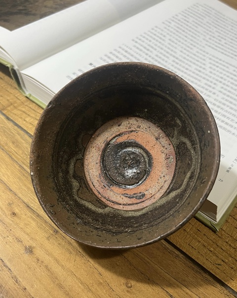 古玩陶瓷贛州窯黑釉茶盞真品鑒賞圖