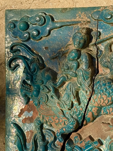 古玩陶瓷麒麟送子真品鑒賞圖