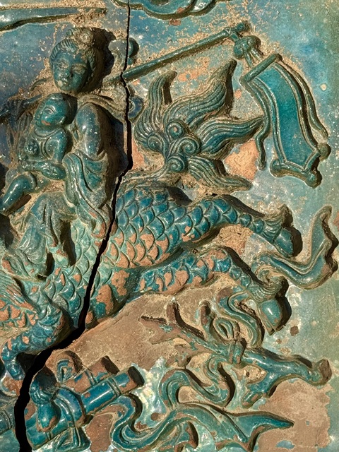 古玩陶瓷麒麟送子真品鑒賞圖