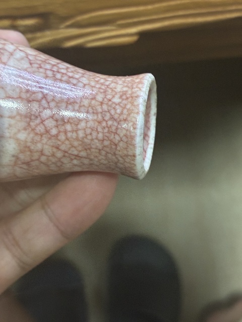 古玩陶瓷哥釉小梅瓶真品鑒賞圖