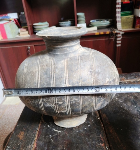 古玩陶瓷繭形壺真品鑒賞圖