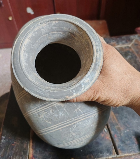 古玩陶瓷繭形壺真品鑒賞圖