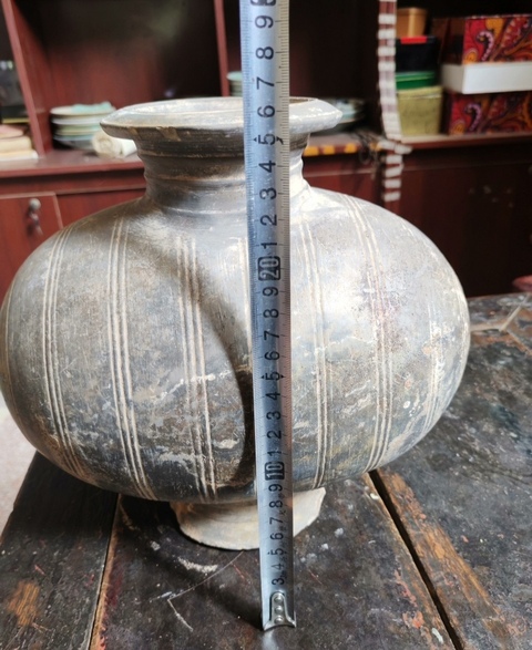 古玩陶瓷繭形壺真品鑒賞圖
