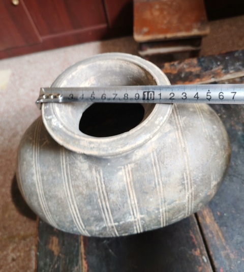 古玩陶瓷繭形壺真品鑒賞圖