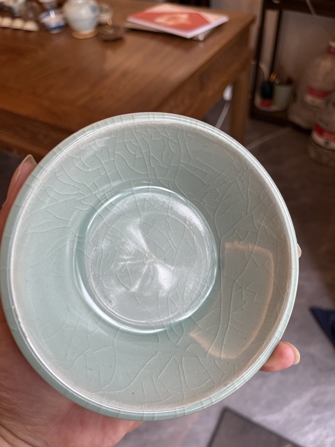 古玩陶瓷宋代·青釉洗 真品鑒賞圖